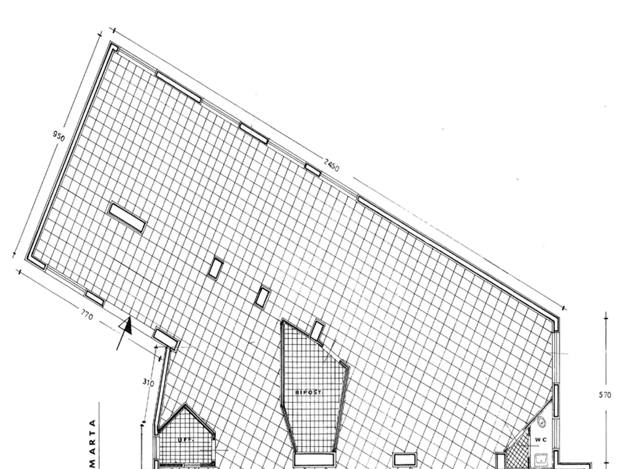 Magazzino in Via Santa Marta 316, Messina, {3} - Planimetria 1