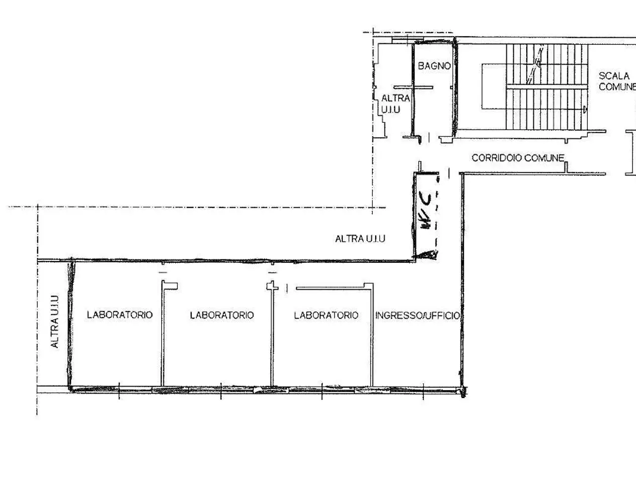 Ufficio in Via Trieste 99, Gorgonzola, {3} - Planimetria 1