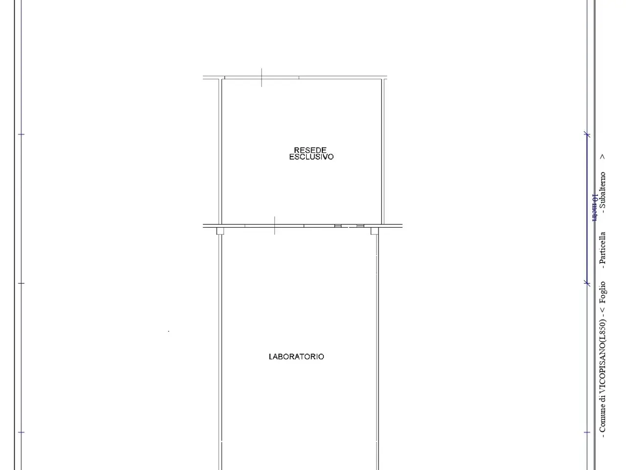 Capannone in , Vicopisano, {3} - Planimetria 1