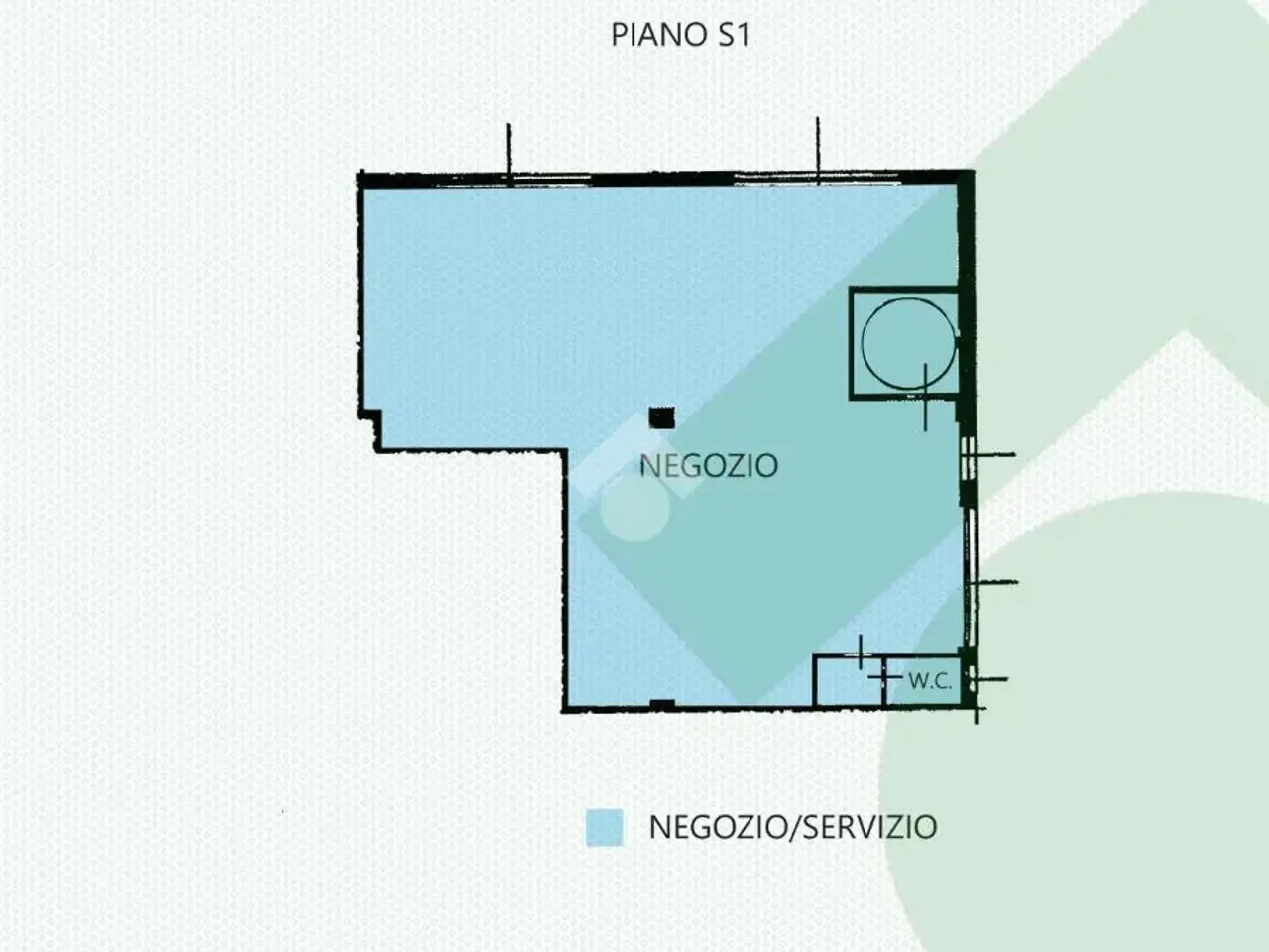 Negozio in Via Gandhi 30, Rho, {3} - Planimetria 1