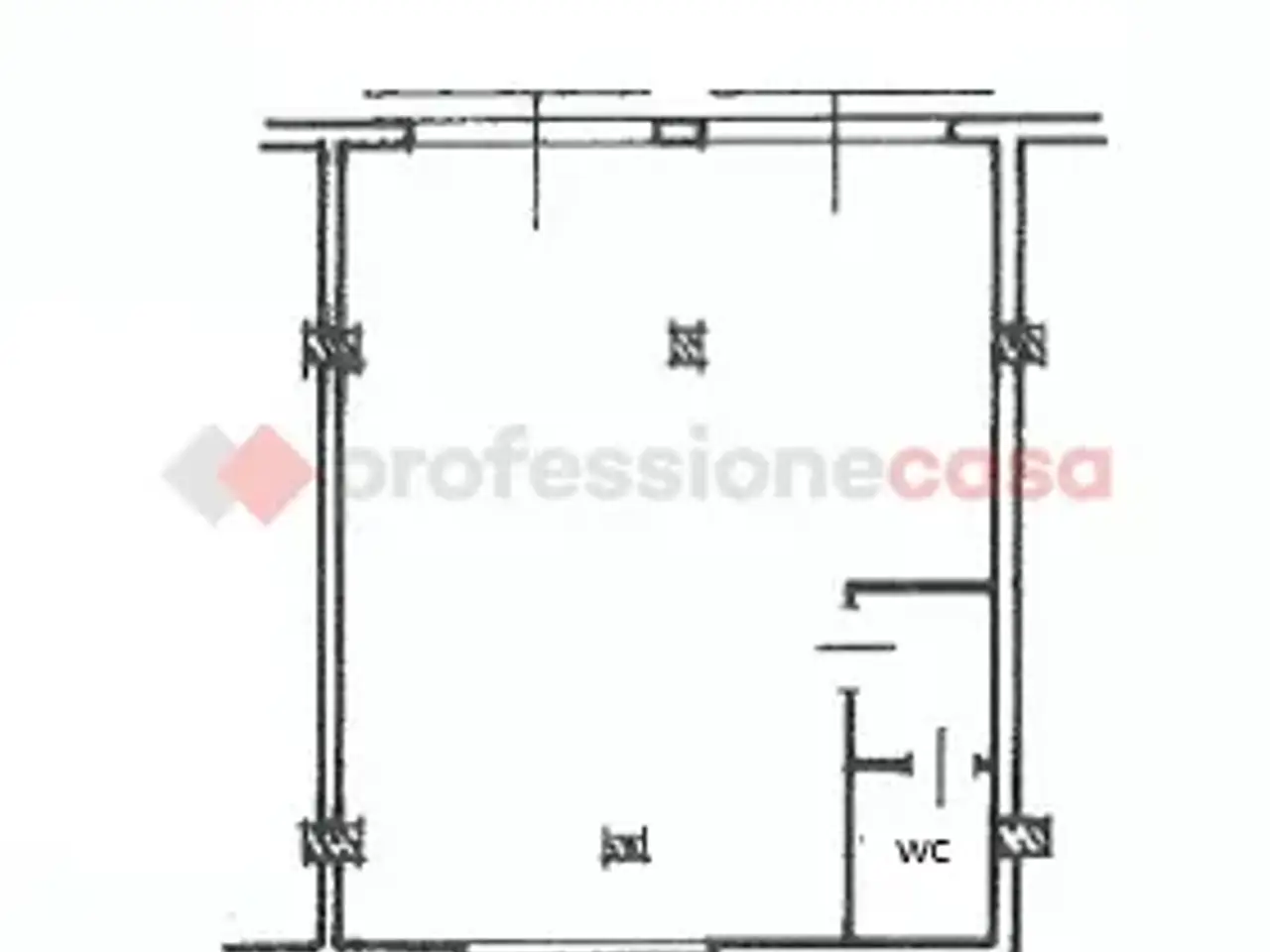 Negozio in Lungomare IX Maggio, Bari, {3} - Planimetria 1