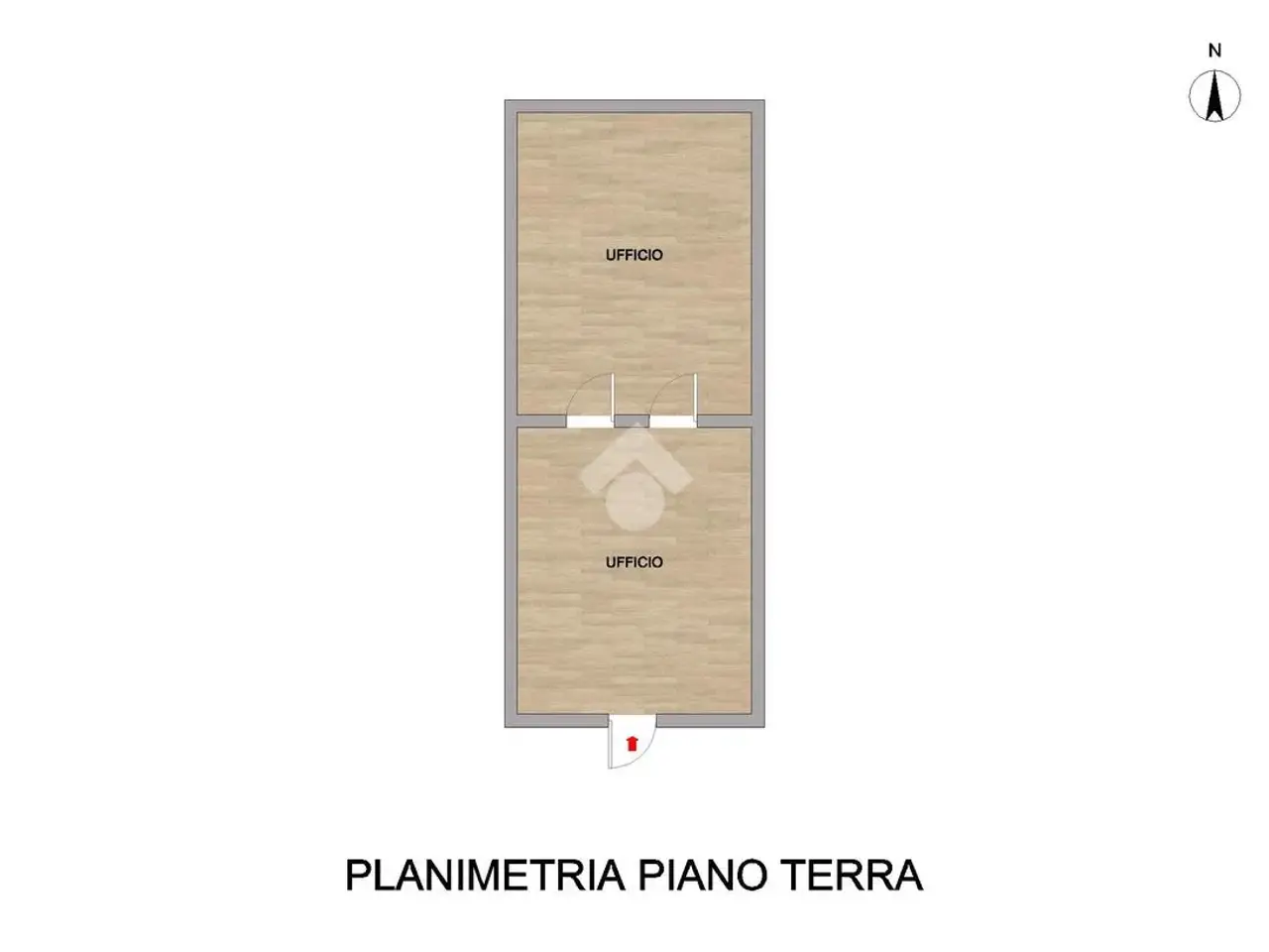 Ufficio in Via del Tempio 21, Piacenza, {3} - Planimetria 1