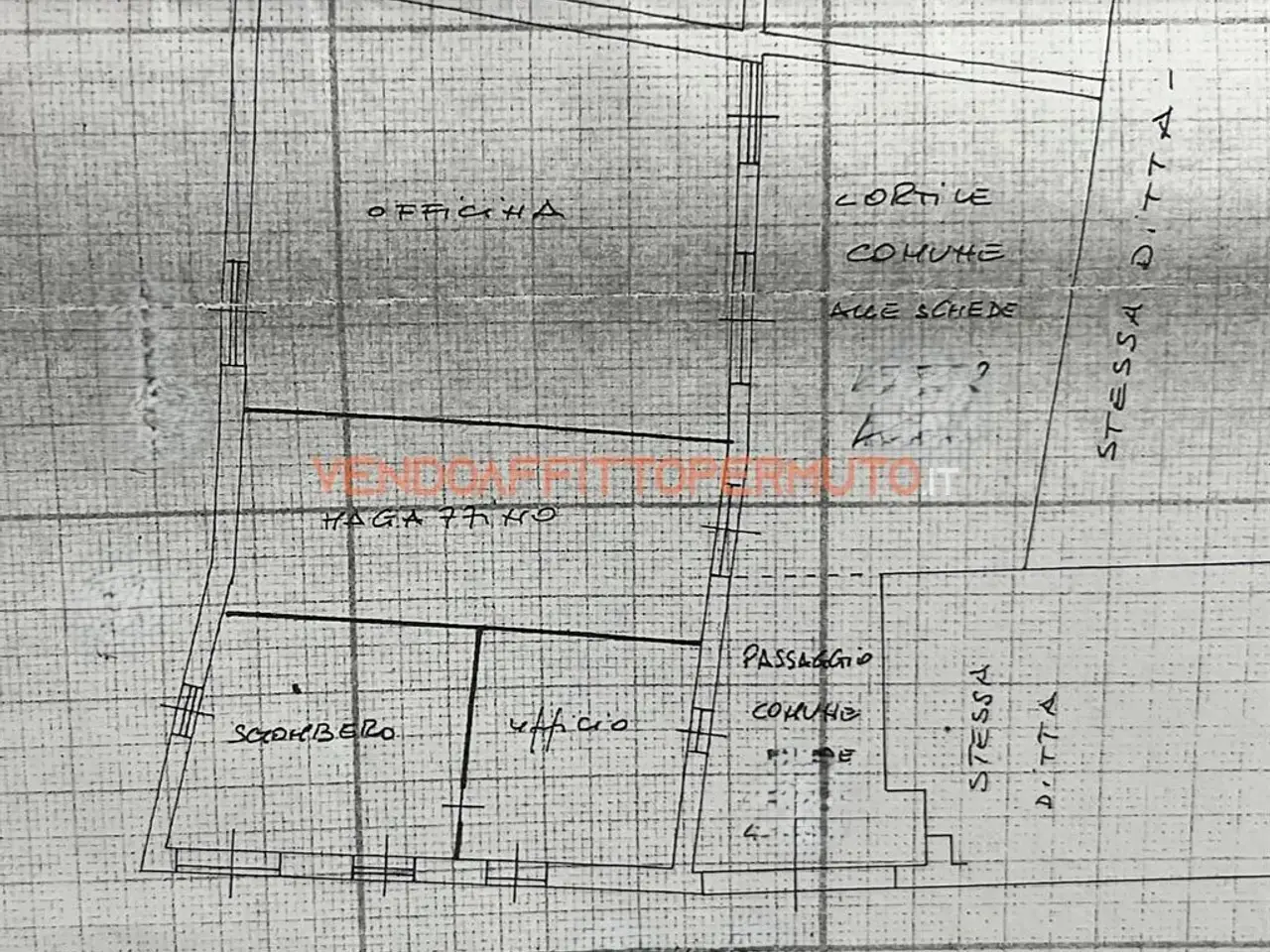 Magazzino in Via Donizetti 6, Romano Di Lombardia, {3} - Planimetria 1