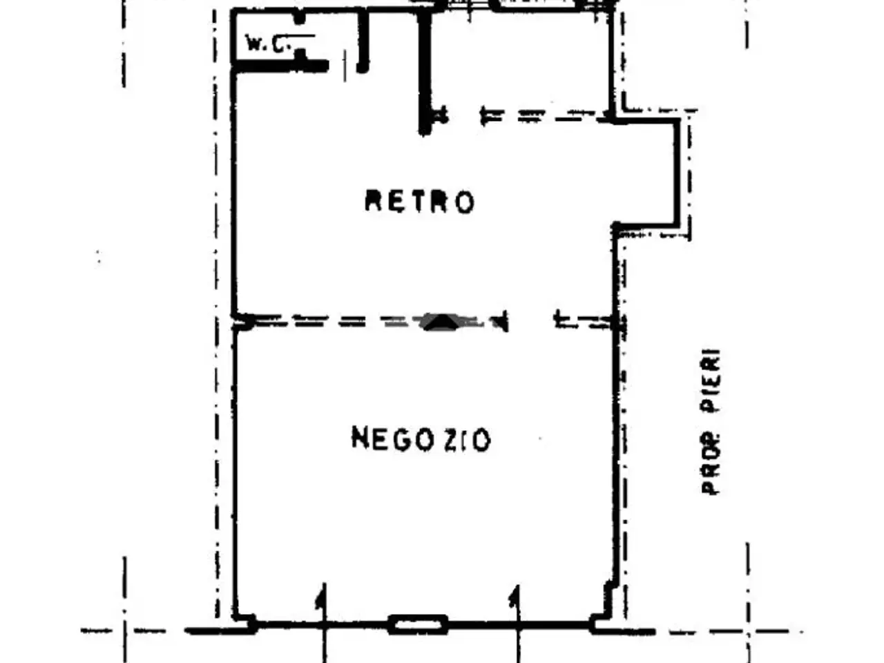 Negozio in Piazza Andrea Costa, Scandicci, {3} - Planimetria 1