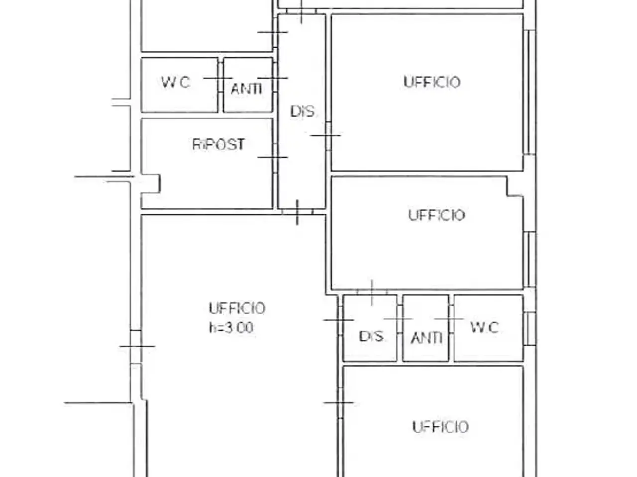 Ufficio in Via Papa San Pio X, Acquafredda, {3} - Planimetria 1