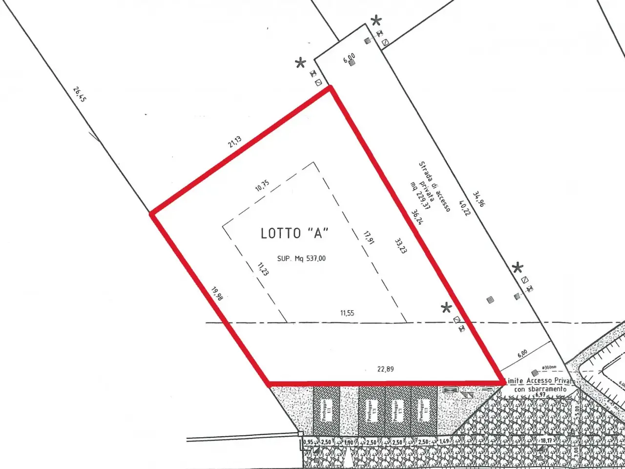 Terreno edificabile residenziale in Via Romana, Medolla - Planimetria 1