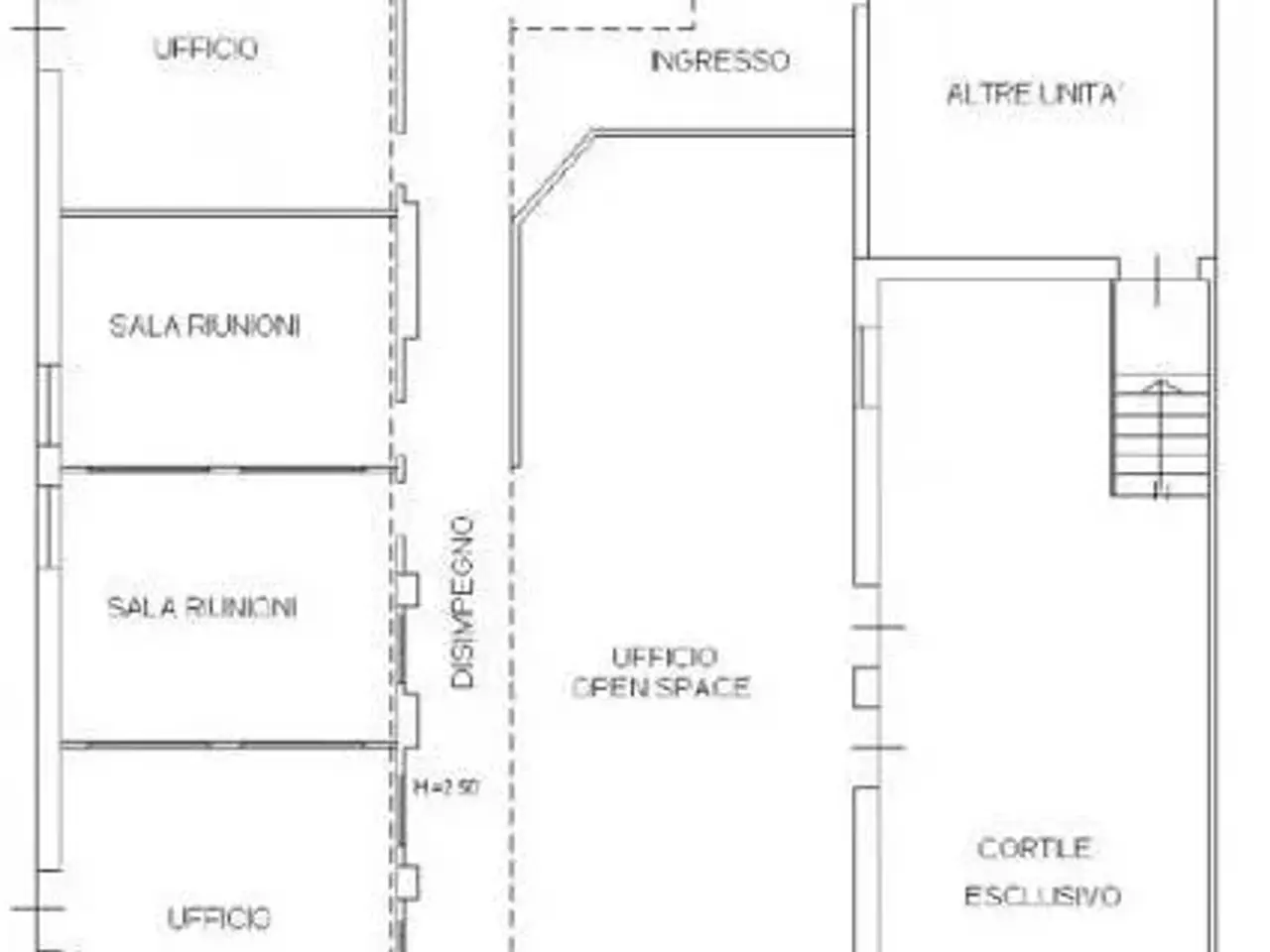 Ufficio in Via Panà, Noventa Padovana, {3} - Planimetria 1