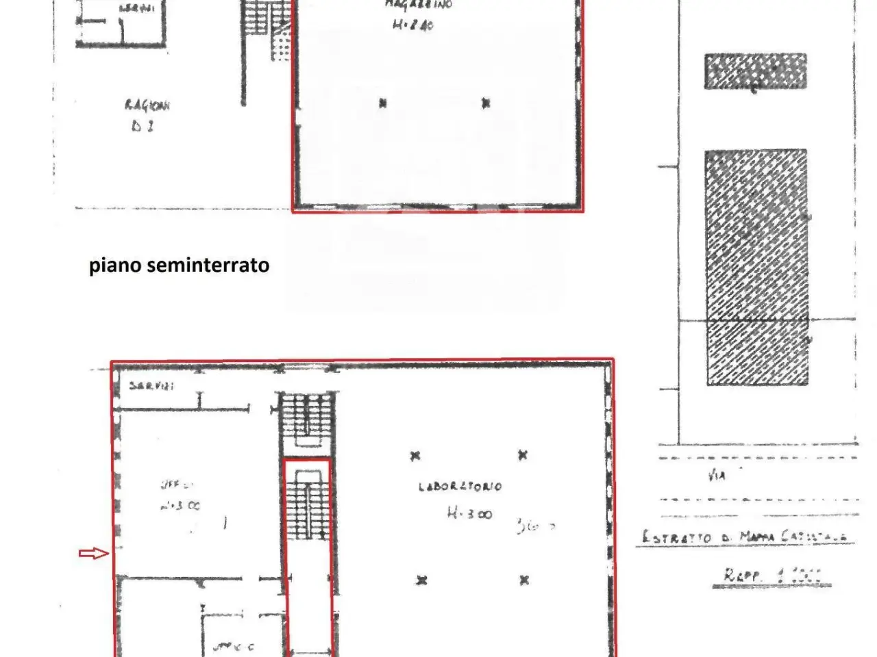 Laboratorio in Largo Marco Biagi 5, Reggio Emilia, {3} - Planimetria 1