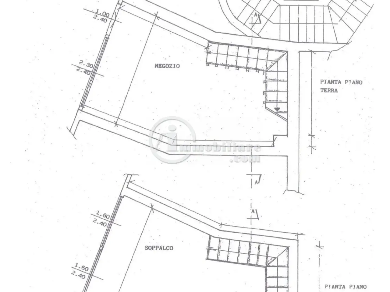 Negozio in Corso Vittorio Emanuele II, Milano, {3} - Planimetria 1