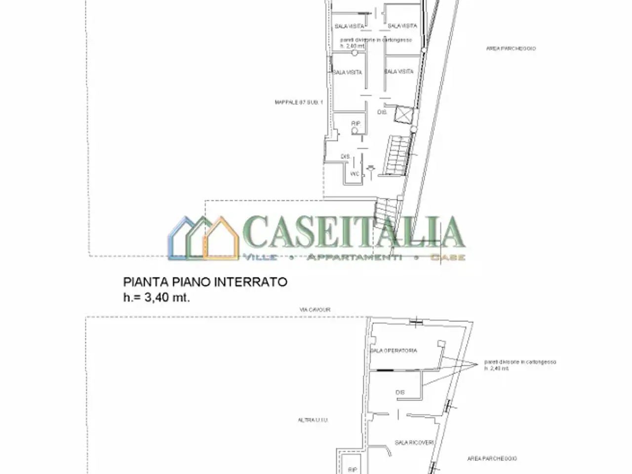 Negozio in Via Cavour 46, Alpignano, {3} - Planimetria 1