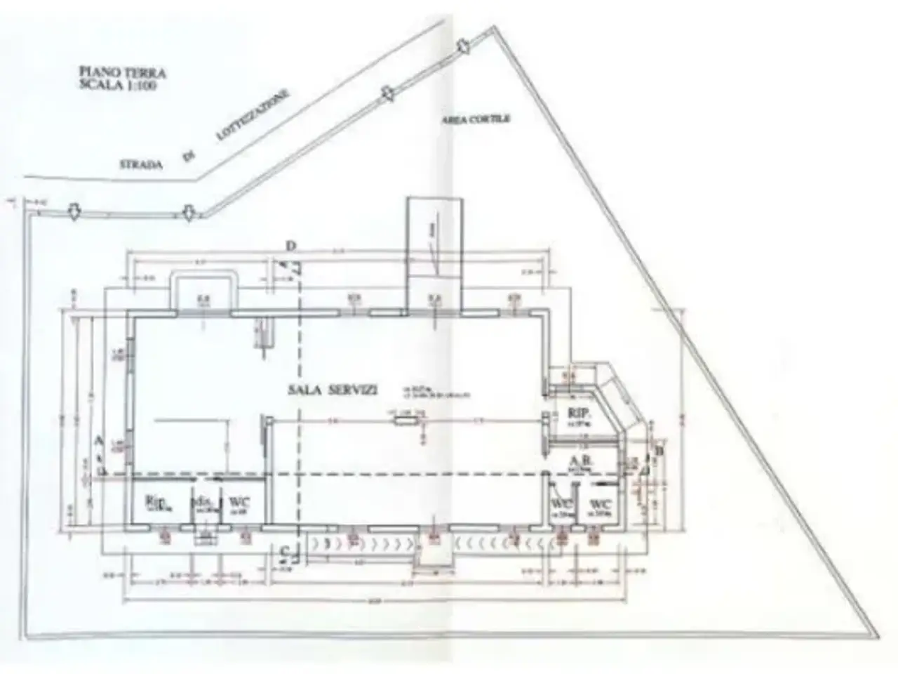 Negozio in Via Bruxelles, Monastir, {3} - Planimetria 1