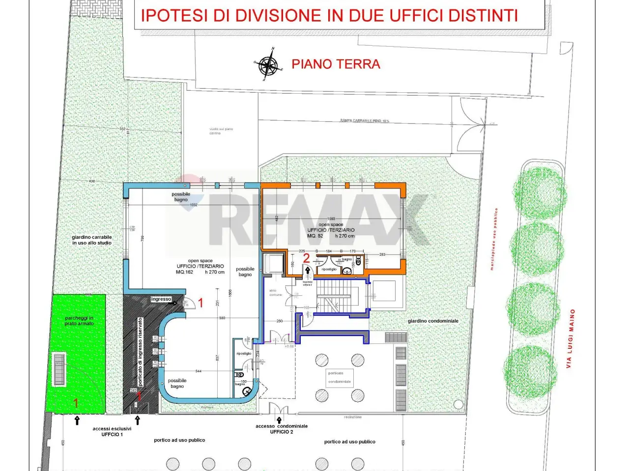 Ufficio in Via Nannetti 10, Busto Arsizio, {3} - Planimetria 1