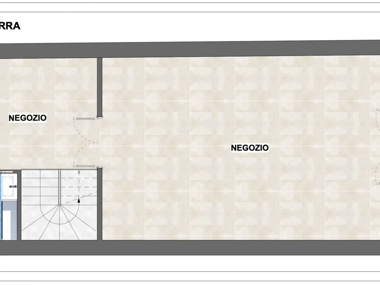 Negozio in Largo Berlino 2, Pesaro, {3} - Planimetria 1
