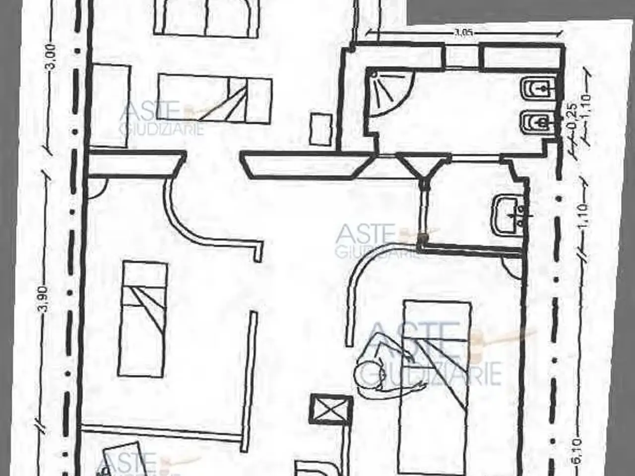 Negozio in Via Sardegna 44 44, Iglesias, {3} - Planimetria 1