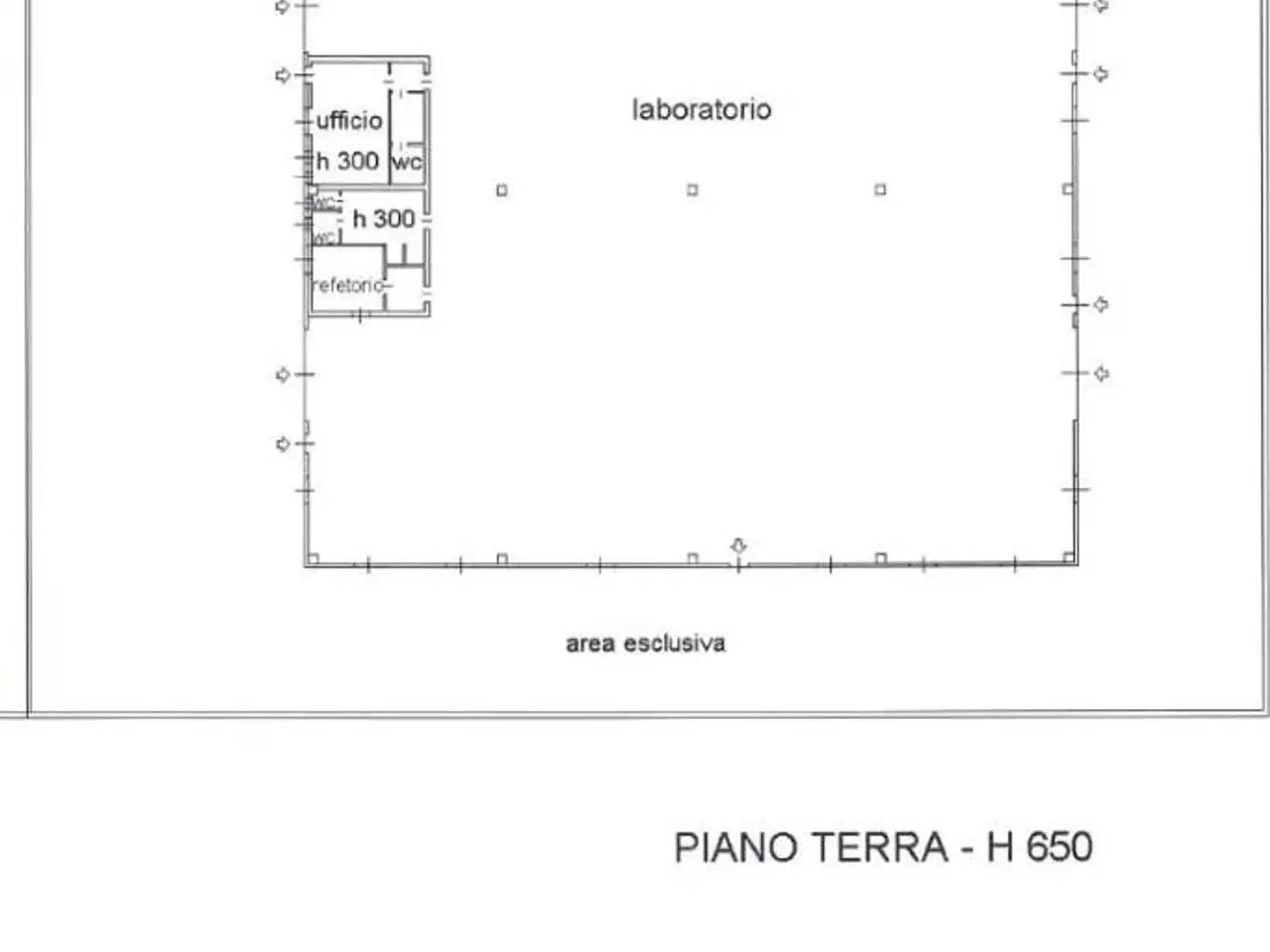 Capannone in Via Bergamo 30, Bergamo, {3} - Planimetria 1