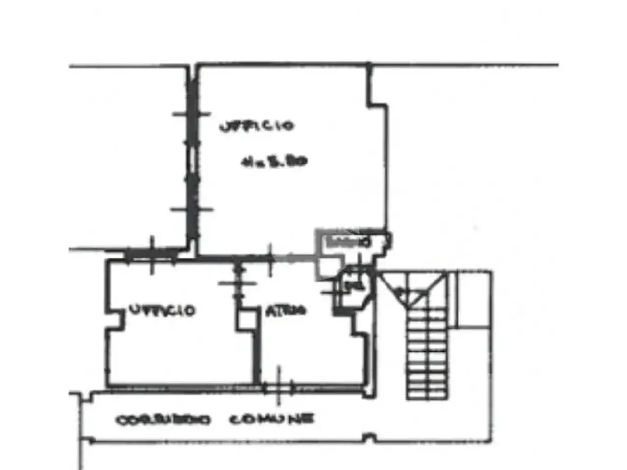 Ufficio in Via a. Saffi 6, Brescia, {3} - Planimetria 1