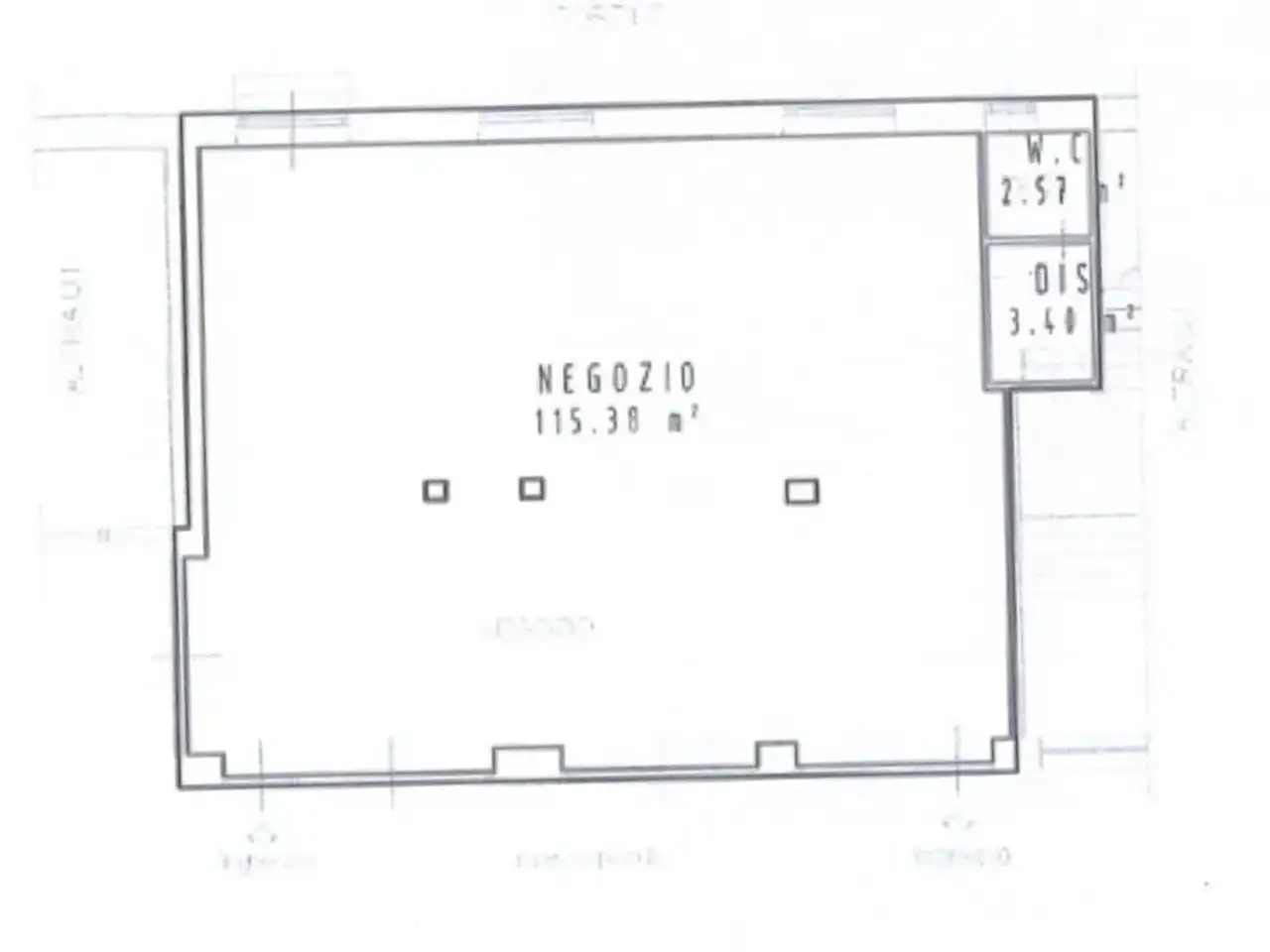 Negozio in Via Moncenisio 136, Sant'Antonino Di Susa, {3} - Planimetria 1