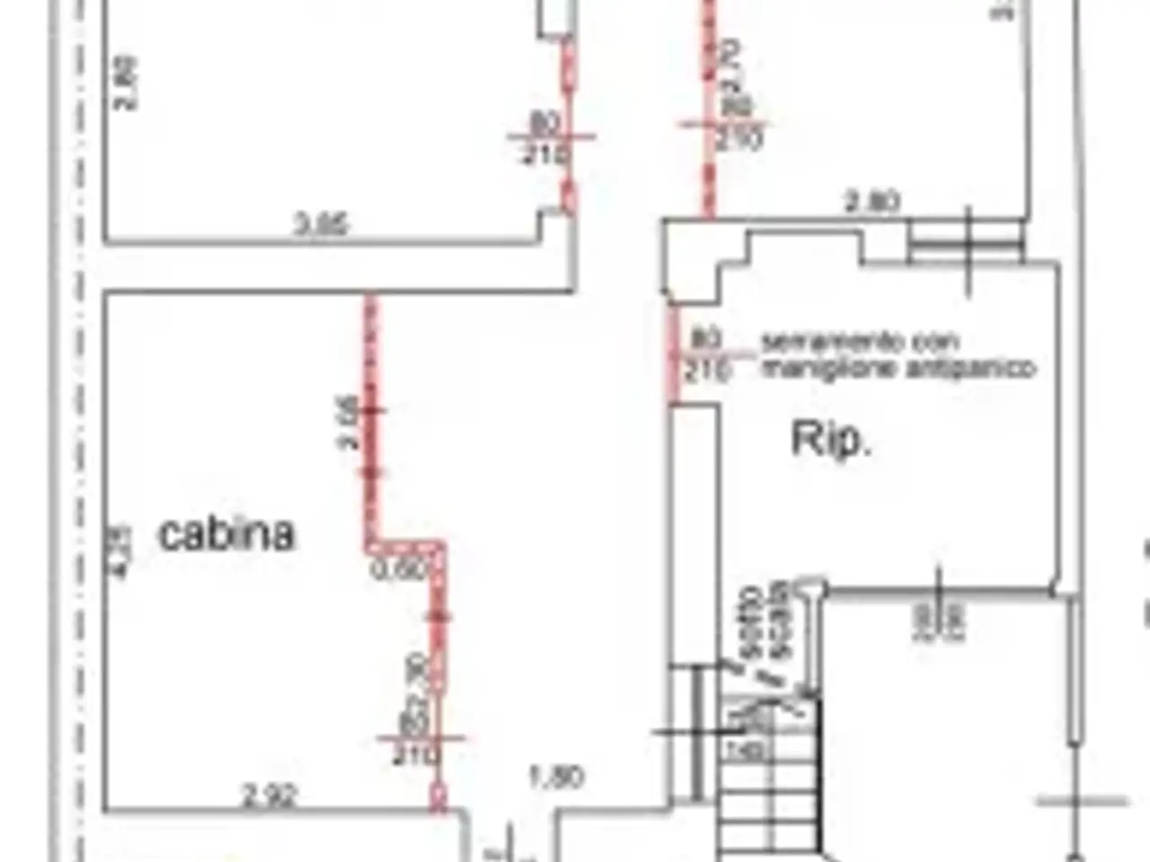 Negozio in Via Giuseppe Garibaldi 19, San Giorgio Su Legnano, {3} - Planimetria 1