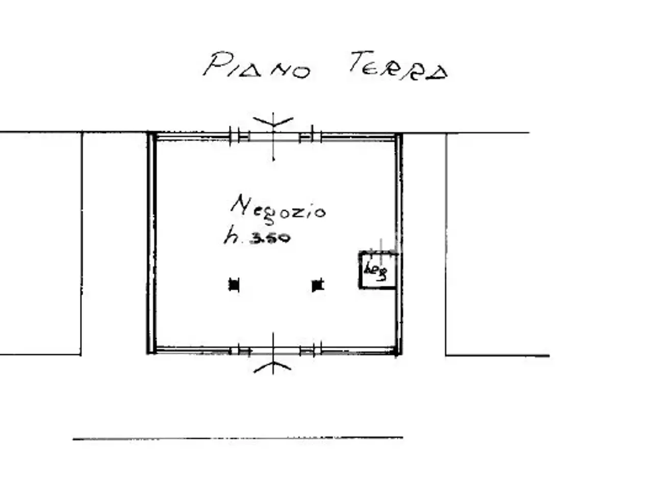 Negozio in Via Eugenio Montale, Macerata, {3} - Planimetria 1