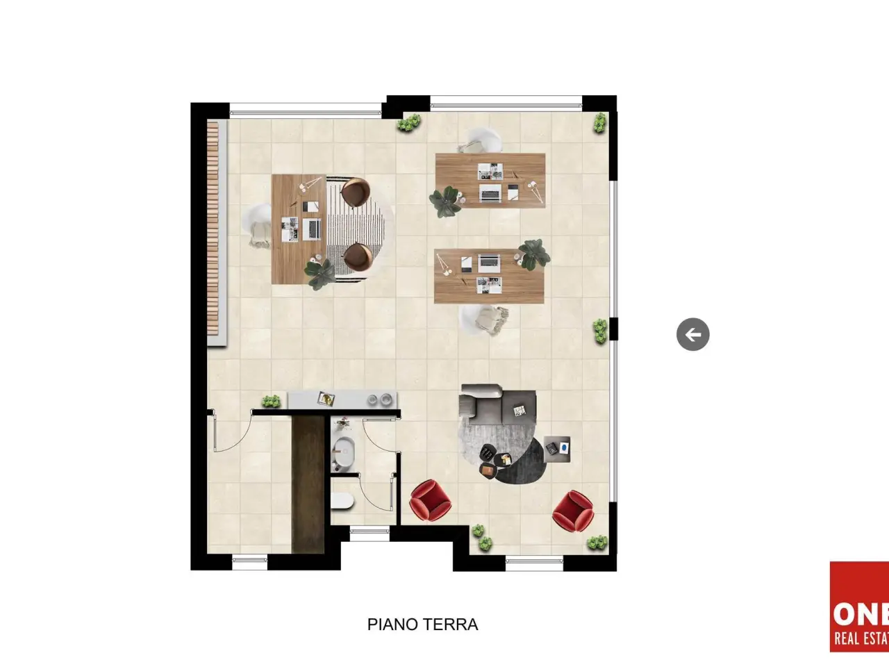 Negozio in Via Tolomeo, Monza, {3} - Planimetria 1