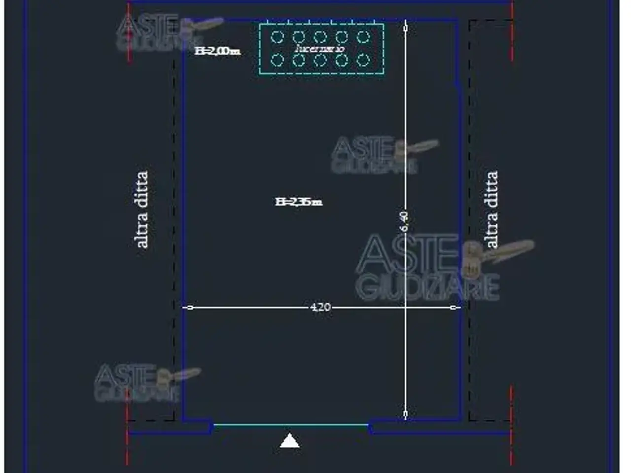 Garage in Via R. Kennedy, 7, 84091 Battipaglia Sa, Italia 7, Battipaglia, {3} - Planimetria 1