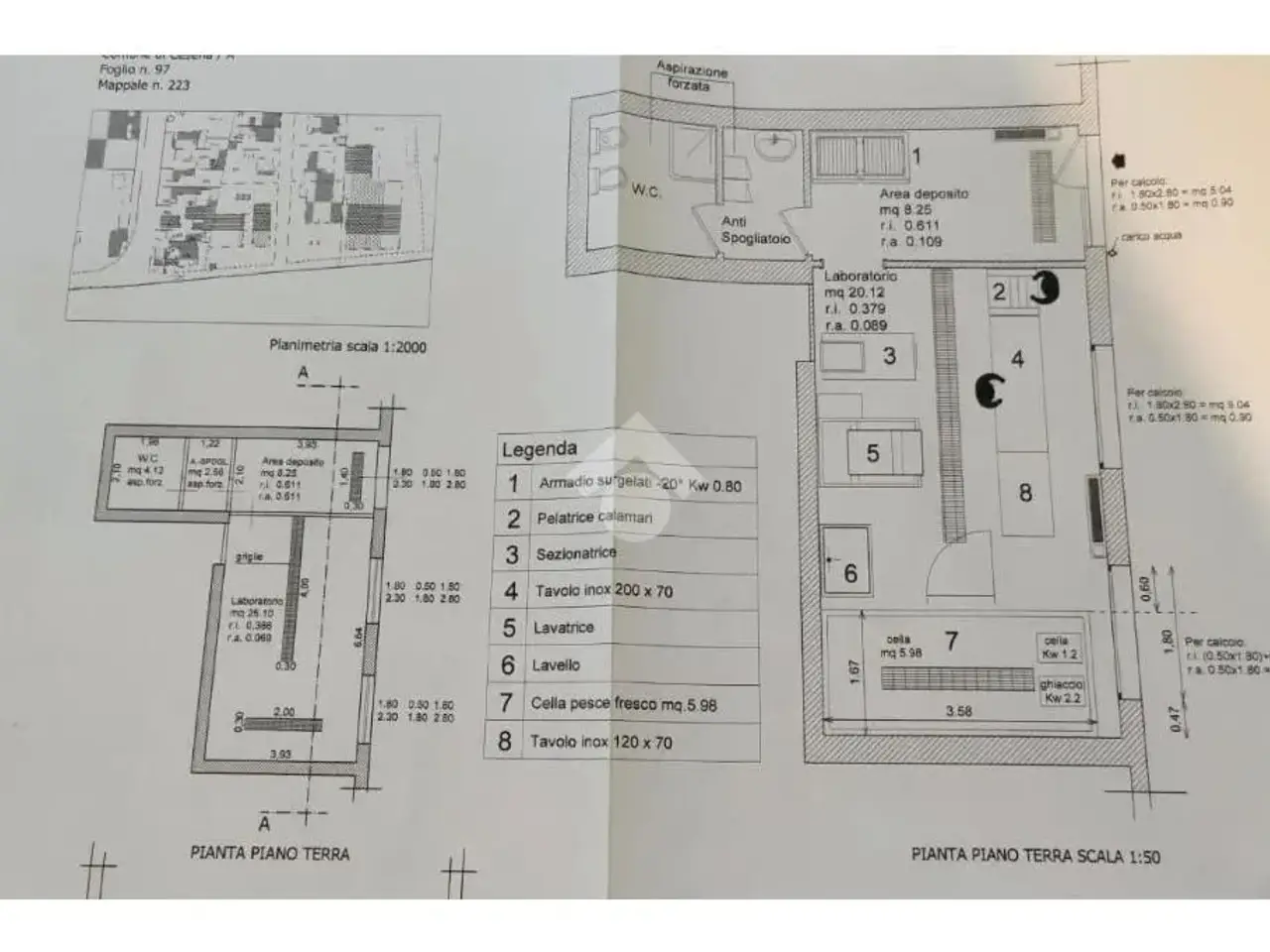 Negozio in Via Lepanto 25, Cesena, {3} - Planimetria 1