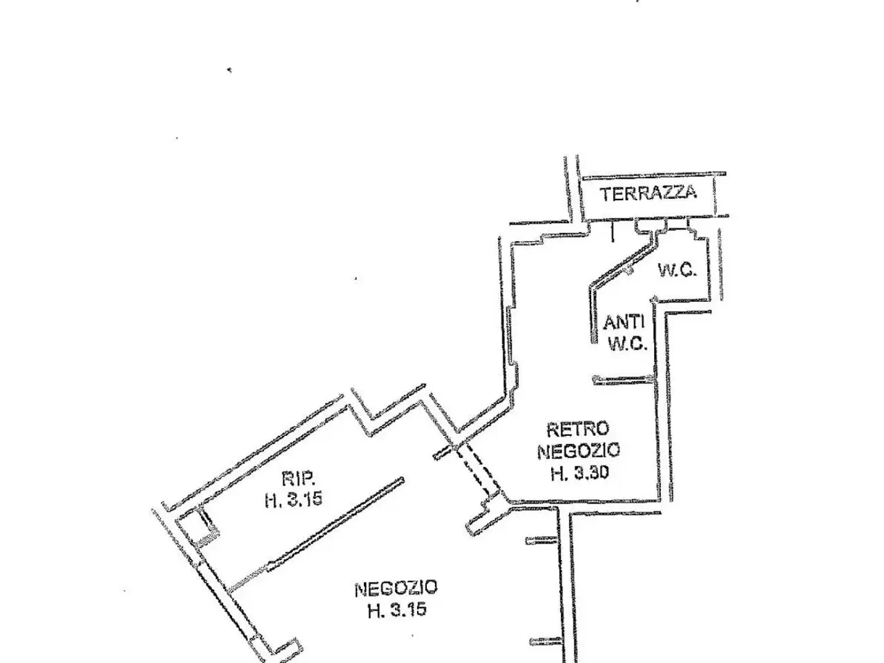 Locale commerciale in affitto, Via del Madonnone, Firenze - Planimetria 1