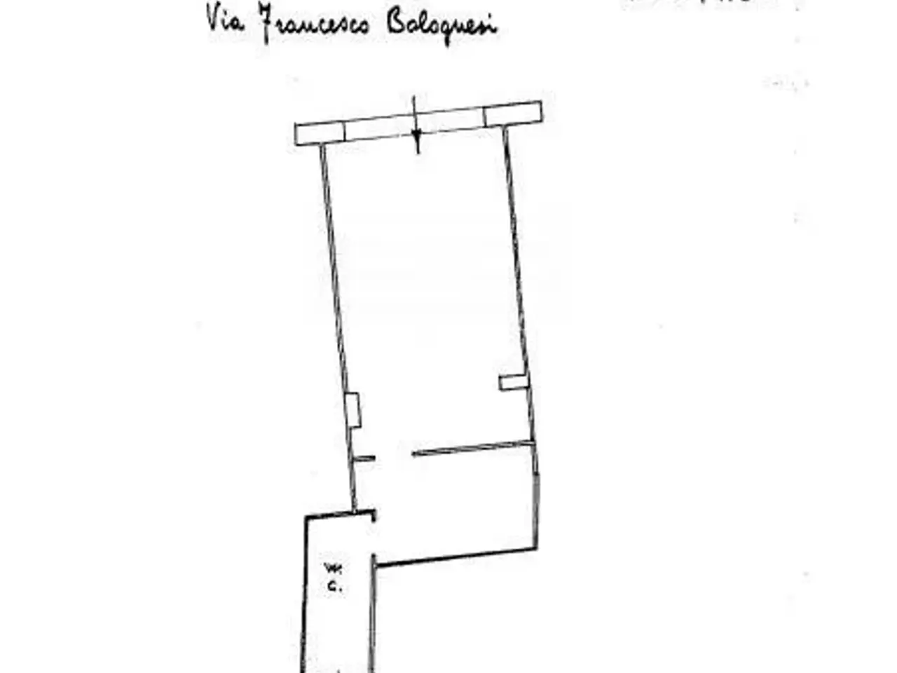 Negozio in Via Francesco Bolognesi, Roma, {3} - Planimetria 1