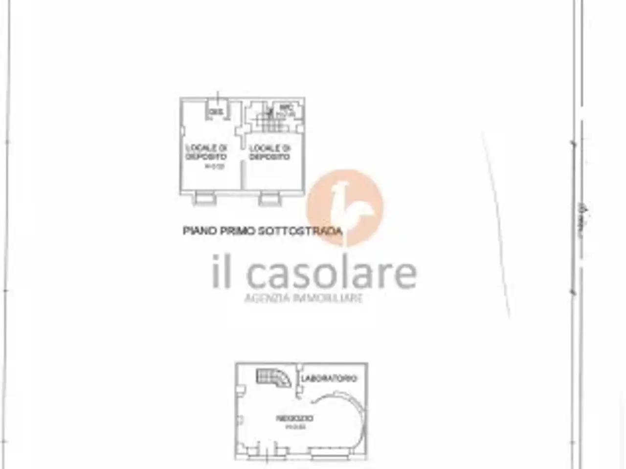 Negozio in Via Montevecchio, Fano, {3} - Planimetria 1