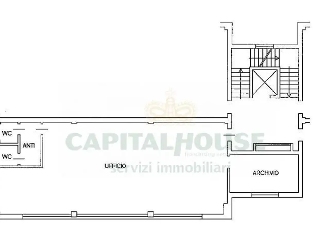 Ufficio in Via Salvatore Quasimodo, Castel Maggiore, {3} - Planimetria 1