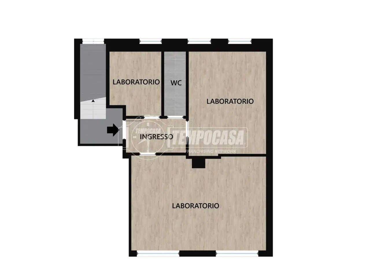 Laboratorio in Viale Fulvio Testi 34, Milano, {3} - Planimetria 1