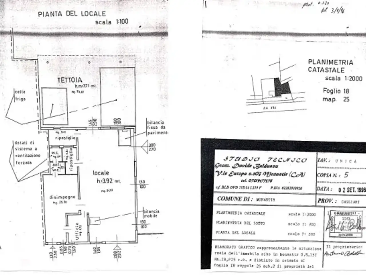 Negozio in Ss131, Monastir, {3} - Planimetria 1