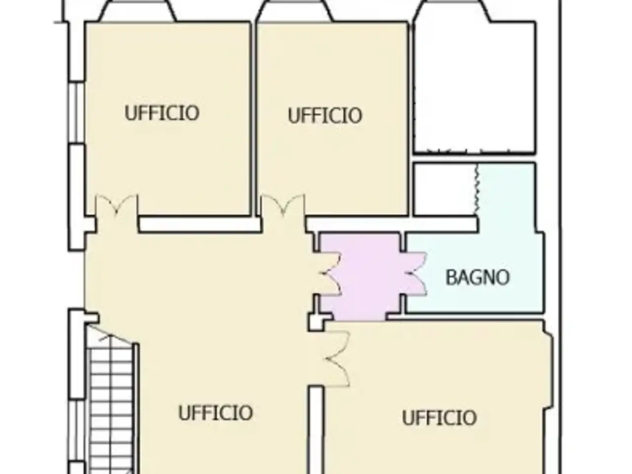 Ufficio in Via Carlo Zima 1, Brescia, {3} - Planimetria 1