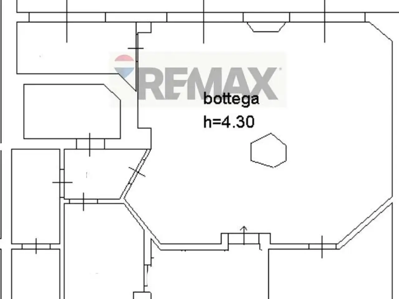 Esercizio commerciale in , Lentini, {3} - Planimetria 1