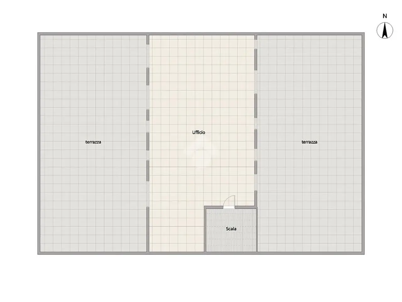 Ufficio in Via Sant'Anna II Tronco Prolungamento Fondo Falcone 12, Reggio Calabria, {3} - Planimetria 1