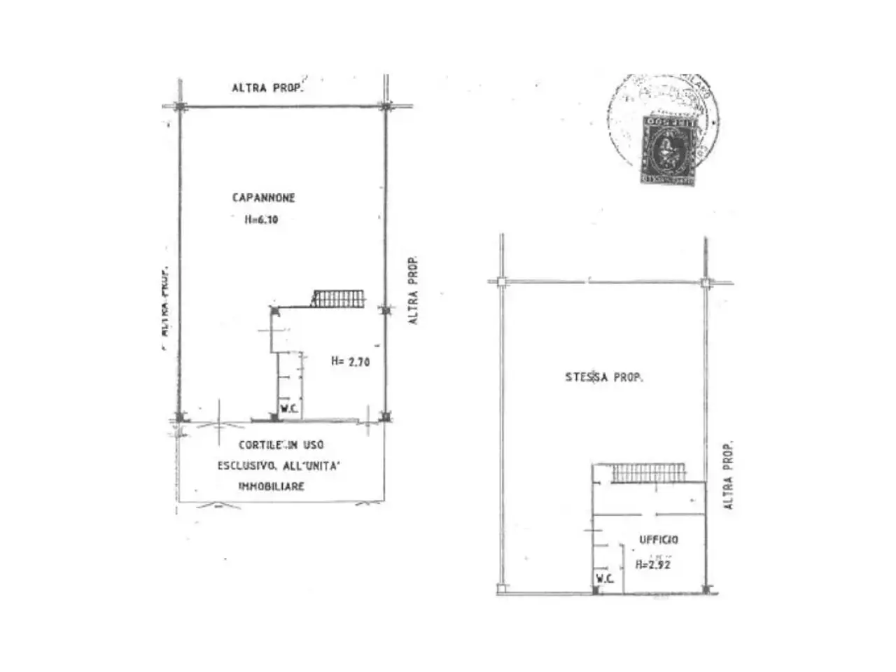 Capannone in Via Privata Georges Bizet 8, Cinisello Balsamo, {3} - Planimetria 1
