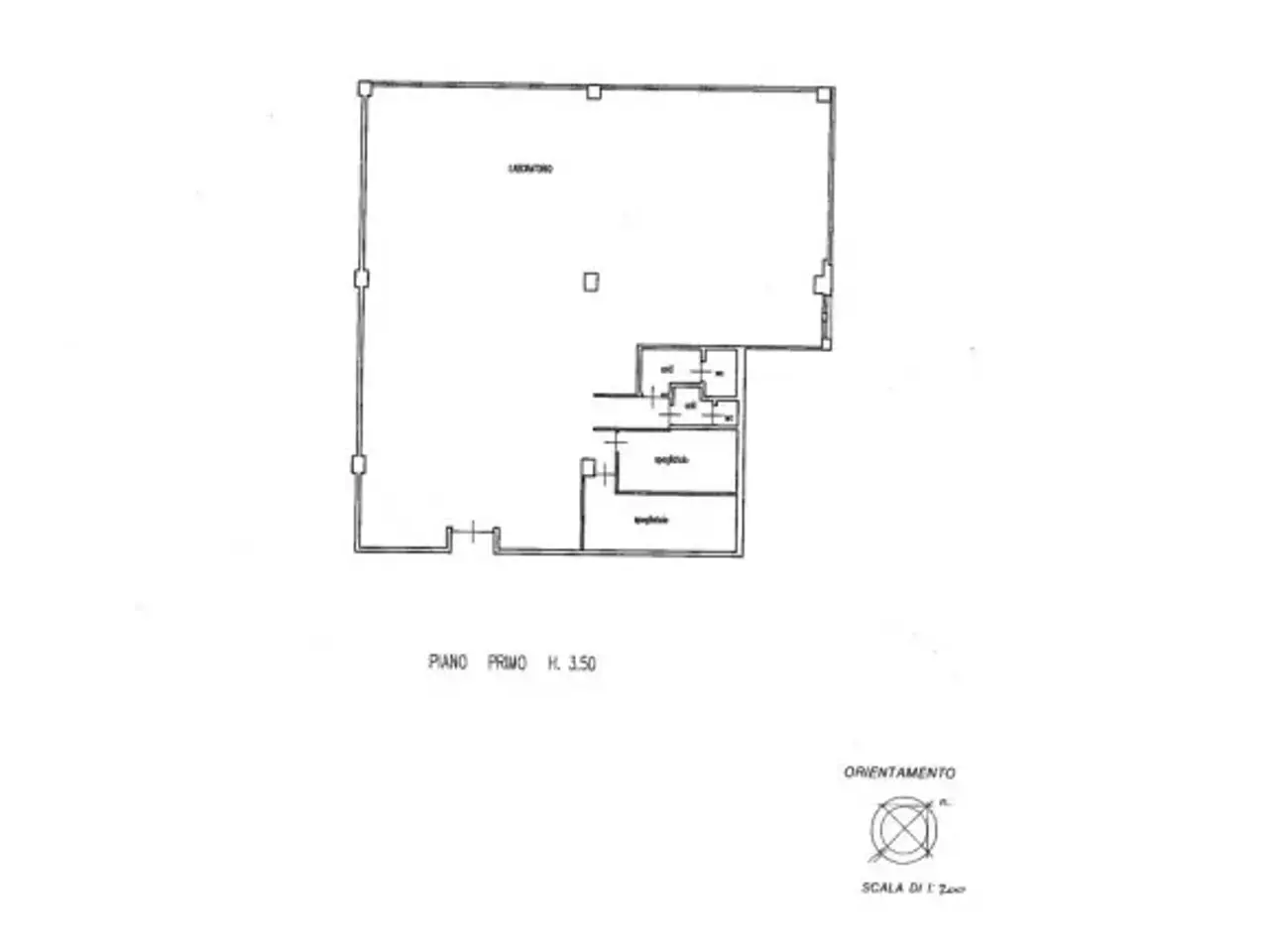 Ufficio in Via Vecchia Ferriera 2, Vicenza, {3} - Planimetria 1