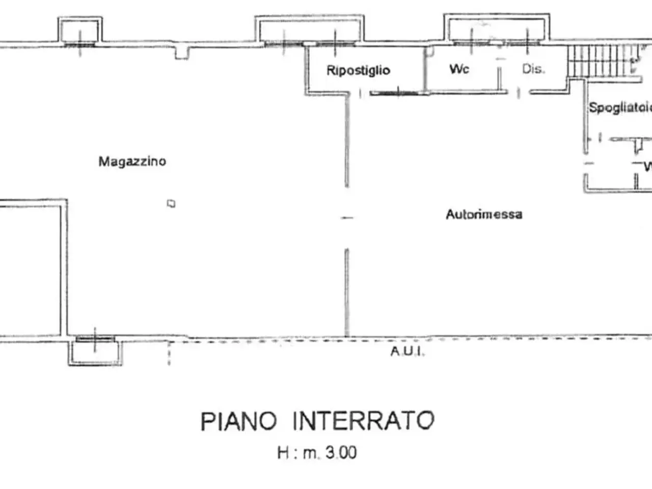 Magazzino in Via Civati 29b, Albavilla, {3} - Planimetria 1