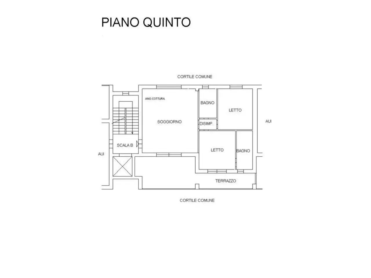 Attico in vendita, Via Antonio Smareglia 11, Milano - Planimetria 1