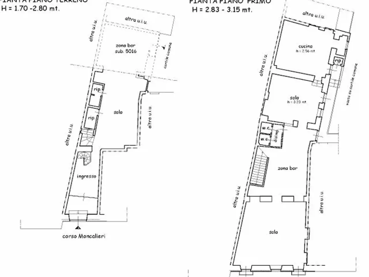 Negozio in Corso Moncalieri 3, Torino, {3} - Planimetria 1