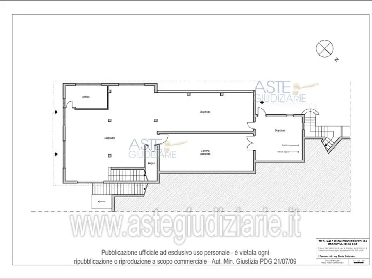 Fabbricato misto in Località Ponte di Pozzarolo - Via G. Cherubini, Giffoni Valle Piana, {3} - Planimetria 1