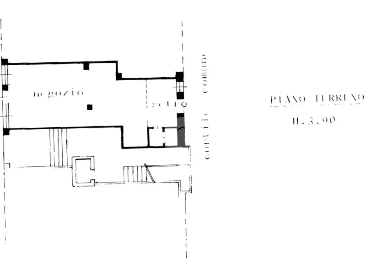 Negozio in Piazza Adua 8, Biella, {3} - Planimetria 1