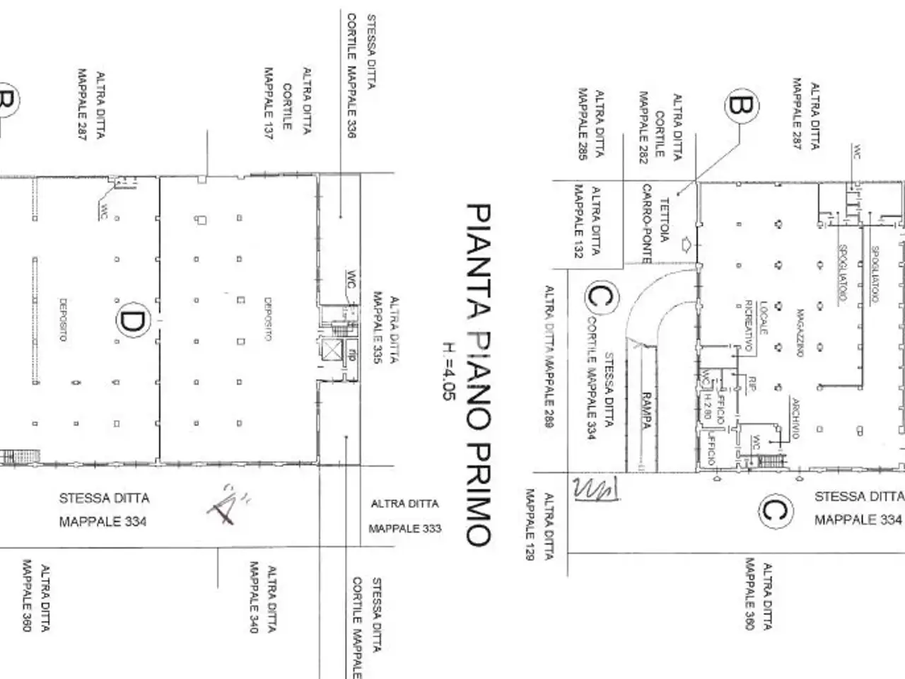 Capannone in Via Giuseppe Zucchi 39/G, Cusano Milanino, {3} - Planimetria 1