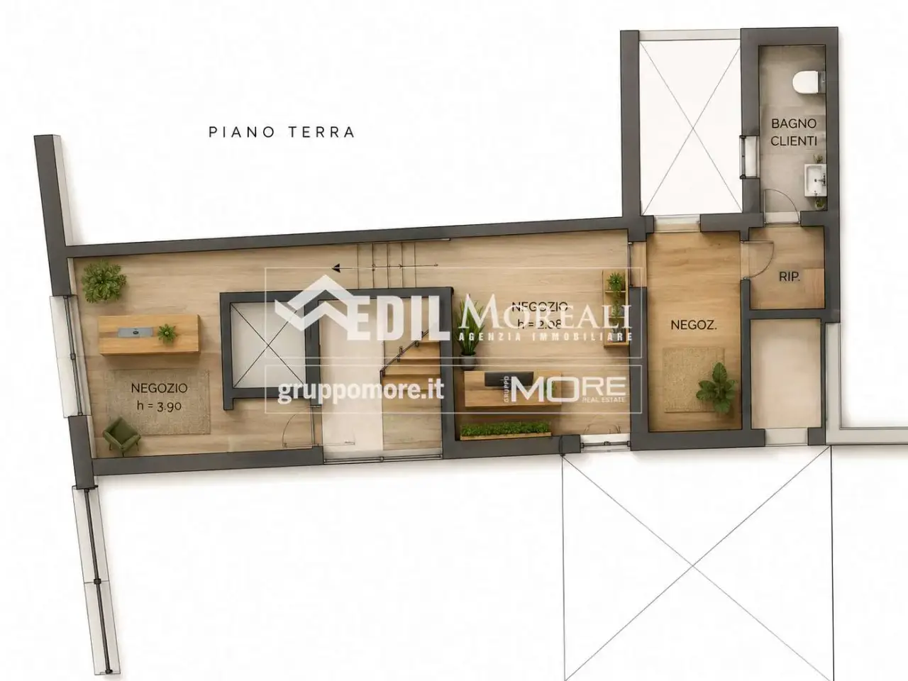 Negozio in , Modena, {3} - Planimetria 1