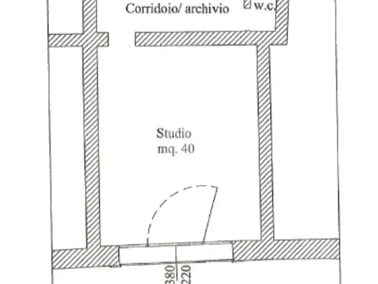 Ufficio in Via Guglielmo Marconi 23, Castiglione Delle Stiviere, {3} - Planimetria 1