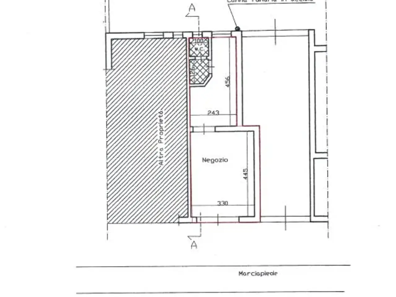 Esercizio commerciale in Via San Donnino -, Pisa, {3} - Planimetria 1