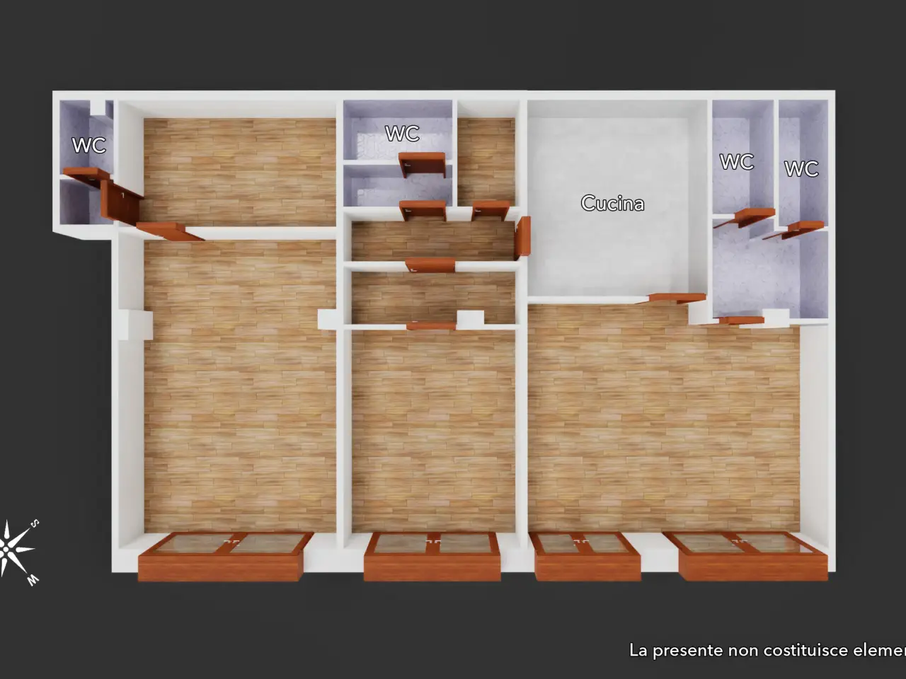 Negozio in Via Mar Arabico 34, Roma, {3} - Planimetria 1