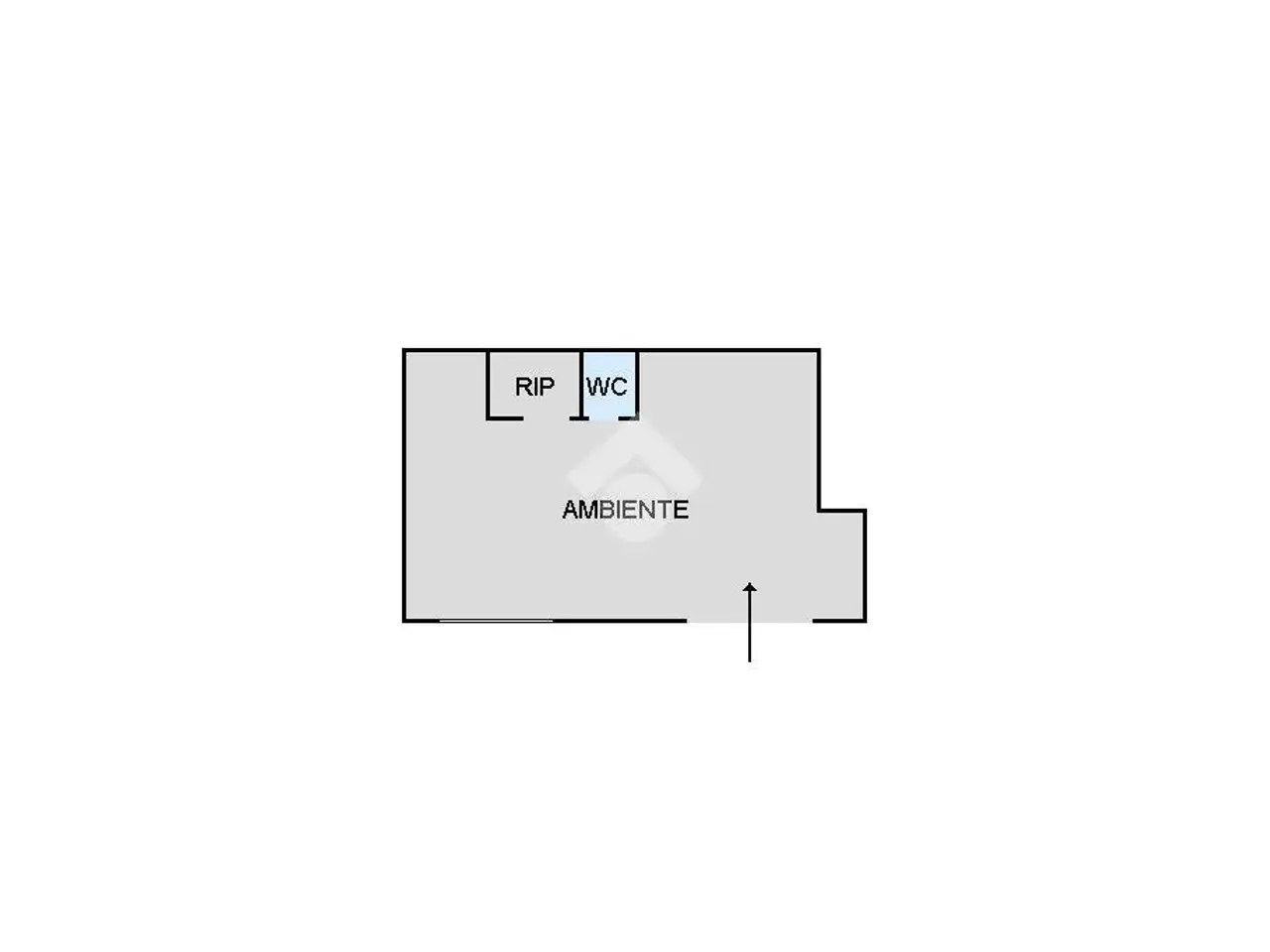 Negozio in Via Anwar Sadat 130, Palermo, {3} - Planimetria 1