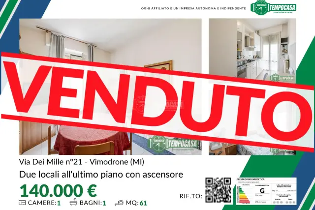 2-room flat in Via dei Mille 21, Vimodrone - Photo 1