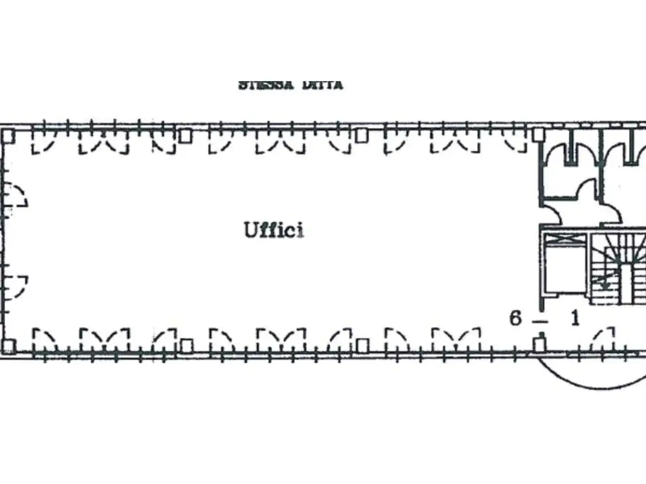 Ufficio in Via Berlinguer 17, Cornate D'Adda, {3} - Planimetria 1